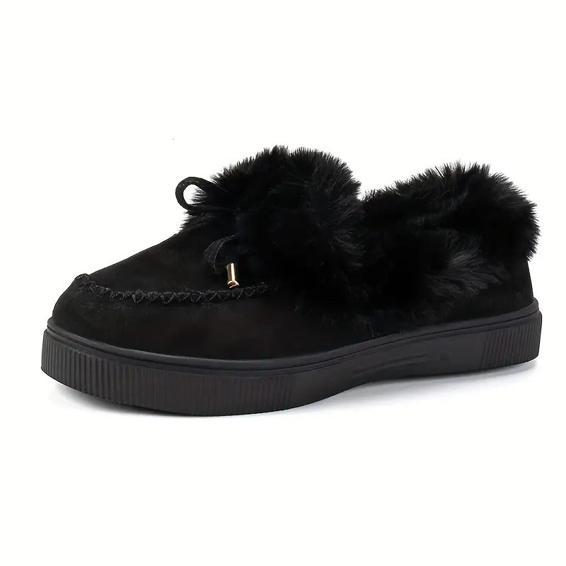 Women's Warm Winter Moccasin Ankle Bootie