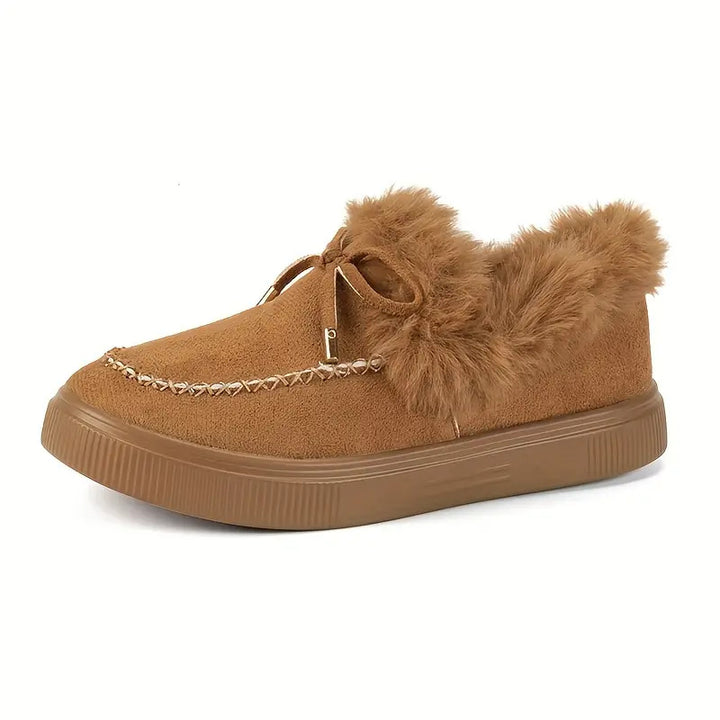 Women's Warm Winter Moccasin Ankle Bootie