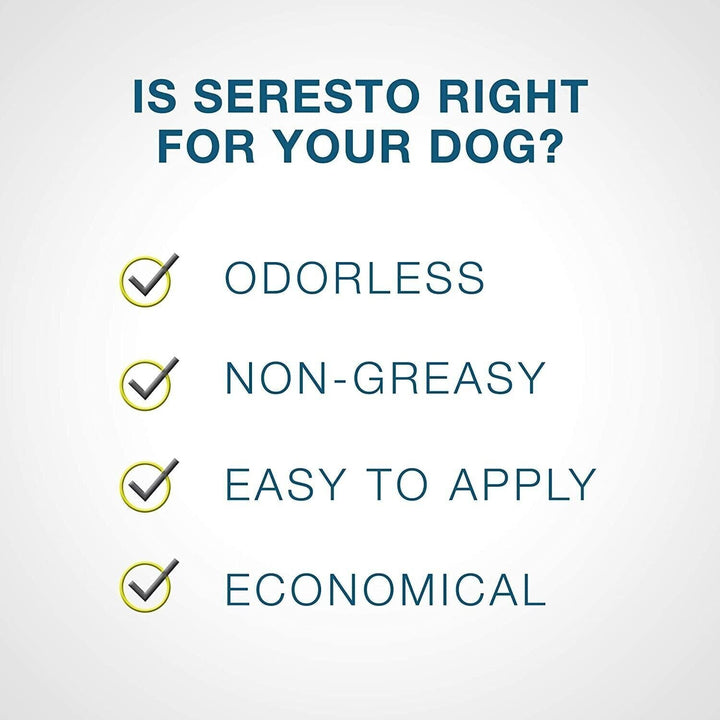 Seresto Flea and Tick Collar For Small, Large Dogs & Cats 8 Months Protection