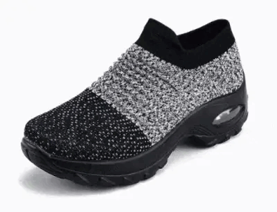 Breathable No-Tie Stretch Shoes